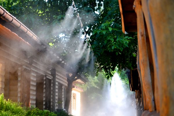 Outdoor Misting Installation